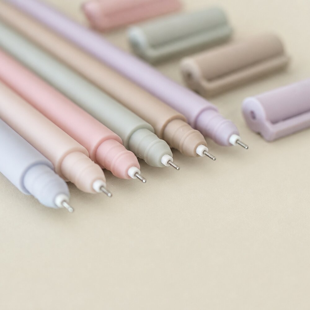 SEIK Happy Pen -  Színes pasztell tűfilc szett -  6 szín
